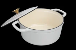 Nova Dynamic Støpejernsgryte 4,3L 24cm Beige