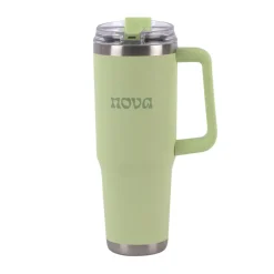 Nova Dynamic Termokopp m/Sugerør 1,1L Mint Grønn