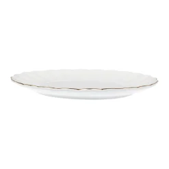 Nova Lilly Tallerken 21cm Hvit m/Gullkant