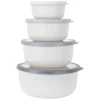 Oppbevaringssett 4 Deler m/Lokk 2L/1,2L/0,65L/0,35L