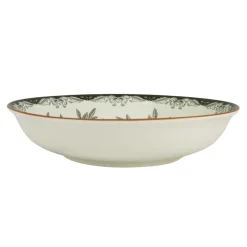 OSTINDIA FLORIS DYP TALLERKEN 22CM GRØNN
