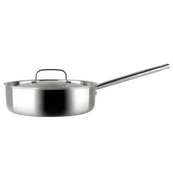 Pillivuyt Somme Sautepanne med Lokk 24cm Rustfritt Stål