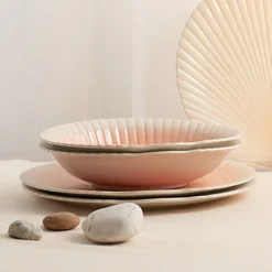 Porsgrunds Porselænsfabrik Kamskjell Dyp Tallerken 22cm Korall