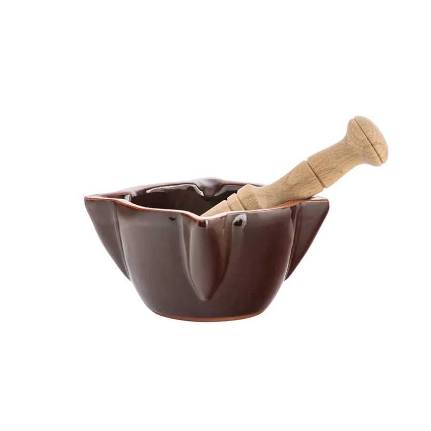 Porsgrunds Porselænsfabrik Terra Morter 11cm Bordeaux