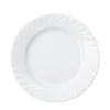Porsgrunds Porselænsfabrik Bogstad Hvitt Tallerken Flat 24,5 cm