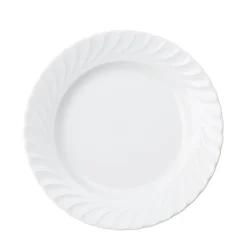 Porsgrunds Porselænsfabrik Bogstad Hvitt Tallerken Flat 24,5 cm