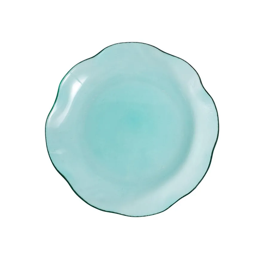 Porsgrunds Porselænsfabrik Natur Asjett 22cm Turkis Glass 4pk