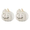 Porsgrunds Porselænsfabrik Gresskar Lyslykt Keramikk 8,9x8,5cm 2pk