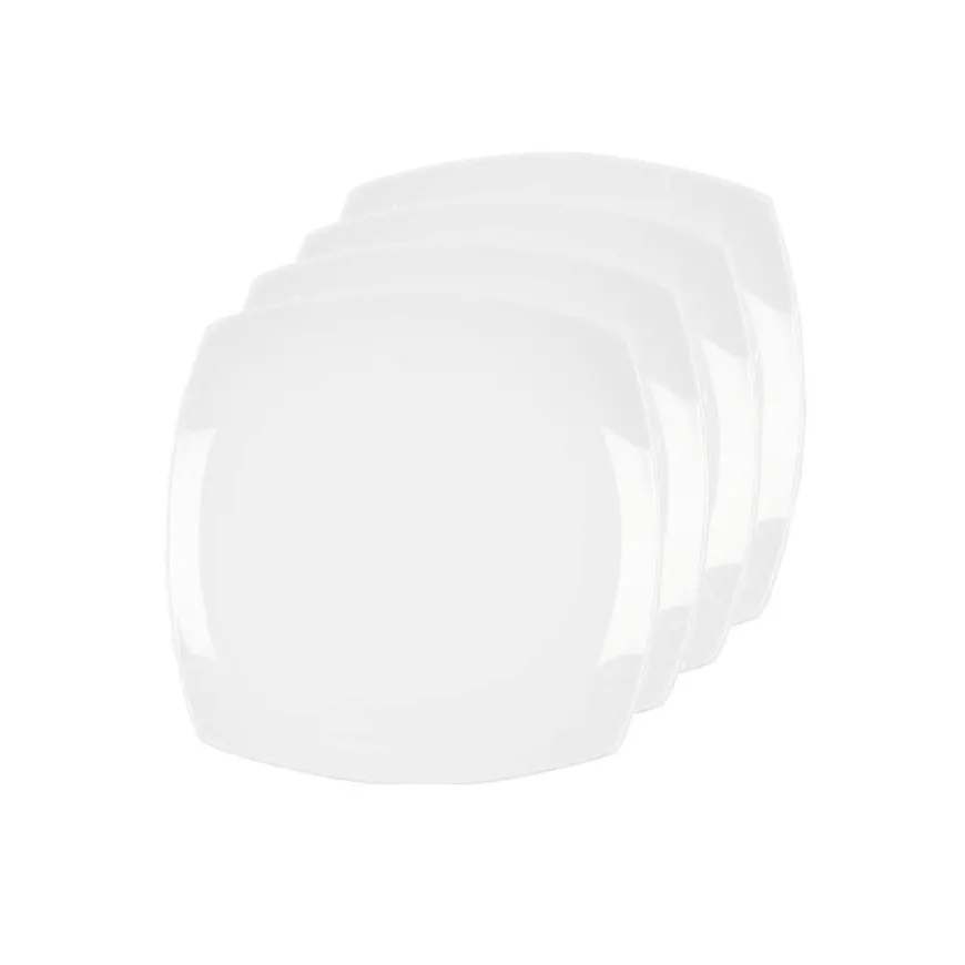 Porsgrunds Porselænsfabrik Sense Firkantet Tallerken 21cm 4pk