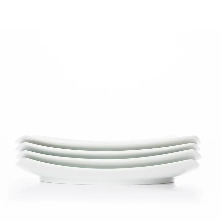 Porsgrunds Porselænsfabrik Sense Firkantet Tallerken 21cm 4pk
