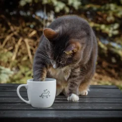 Porsgrunds Porselænsfabrik Hashtag Krus 38 cl Livet Er Best Med Katt
