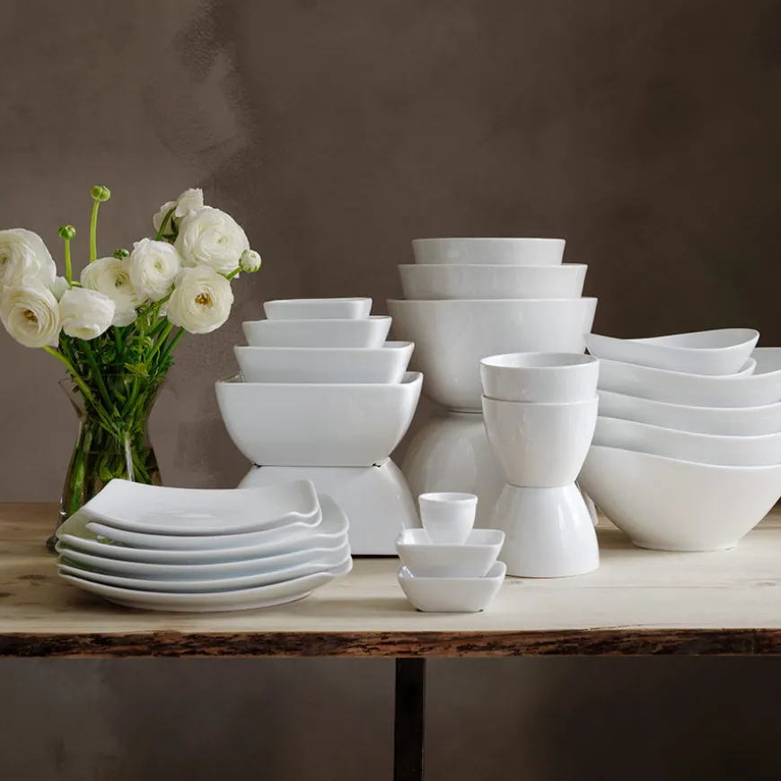 Porsgrunds Porselænsfabrik Sense Firkantet Tallerken 27cm 4pk