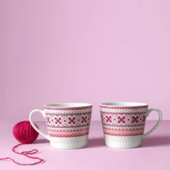 Porsgrunds Porselænsfabrik Ingrid Krus 40cl Rosa 2pk