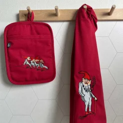 Porsgrunds Porselænsfabrik Nisse Gryteklut 23x18cm Rød