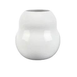 Porsgrunds Porselænsfabrik Bølge Hvitt Vase 20cm