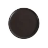 Porsgrunds Porselænsfabrik Natur Asjett m/kant 21cm Matt Sort