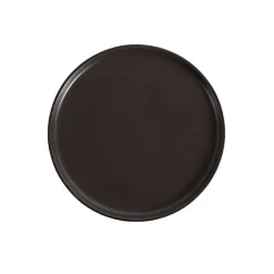 Porsgrunds Porselænsfabrik Natur Asjett m/kant 21cm Matt Sort