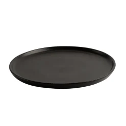 Porsgrunds Porselænsfabrik Natur Asjett m/kant 21cm Matt Sort