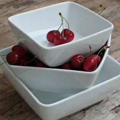 Porsgrunds Porselænsfabrik Sense Firkant Bolle 18cm 1,3L