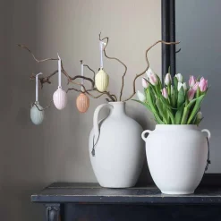 Porsgrunds Porselænsfabrik Cleo Vase Keramikk 34cm Beige