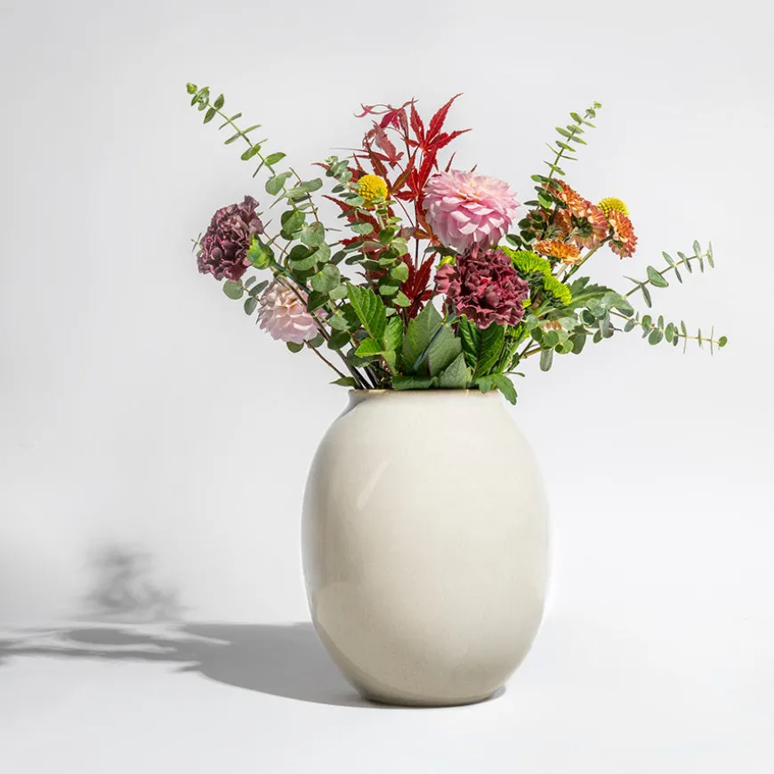 Porsgrunds Porselænsfabrik Soft Vase 21,5cm Off-White