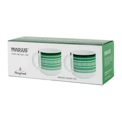 Porsgrunds Porselænsfabrik Marius Trend Krus 25 cl Grønn 2pk