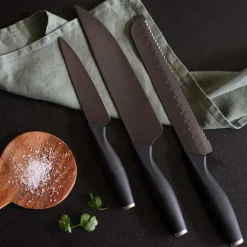 Porsgrunds Porselænsfabrik De Cuisson Brødkniv 21cm Sort