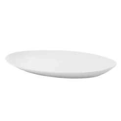 Porsgrunds Porselænsfabrik Bølge Hvitt Ovalt Serveringsfat 39cm