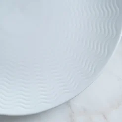 Porsgrunds Porselænsfabrik Bølge Hvitt Ovalt Serveringsfat 39cm
