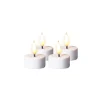 Porsgrunds Porselænsfabrik Nordic Light LED Telys 4pk m/Batteri
