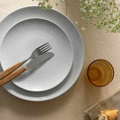 Porsgrunds Porselænsfabrik Bølge Hvitt Tallerken 27 cm