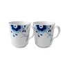 Royal Copenhagen Blå Mega Riflet Krus 2pk 37cl