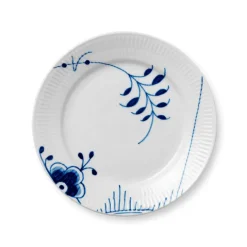 Royal Copenhagen Blå Mega Riflet Asjett 19cm
