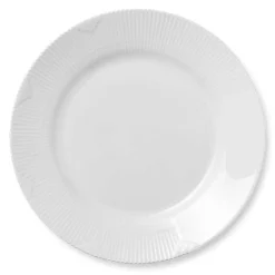 Royal Copenhagen Hvit Elements Tallerken 28cm Flat
