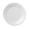 Royal Copenhagen Hvit Riflet Tallerken 27cm