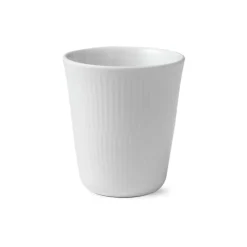 Royal Copenhagen Hvit Riflet Termokopp 33cl