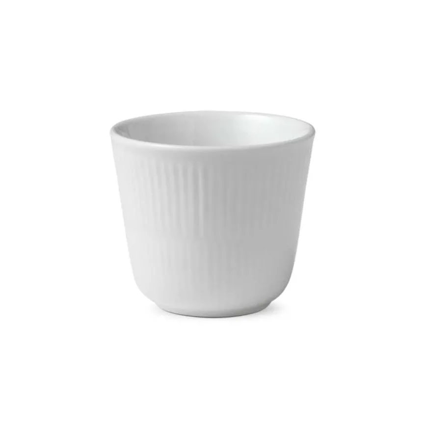 Royal Copenhagen Hvit Riflet Termokopp 26cl