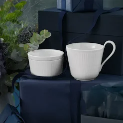 Royal Copenhagen Prinsesse Blå Krus Med Høy Hank 33cl