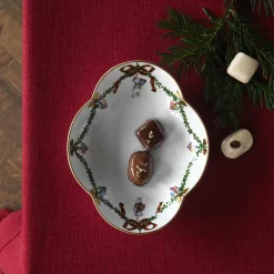 Royal Copenhagen Stjerne Riflet Serveringsfat 17,5cm