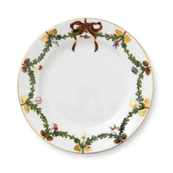 Royal Copenhagen Stjerne Riflet Jul Tallerken 22cm