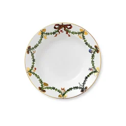 Royal Copenhagen Stjerne Riflet Jul Dyp Tallerken 24cm