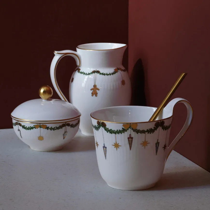 Royal Copenhagen Stjerne Riflet Kopp 33cl