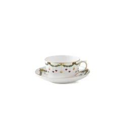 Royal Copenhagen Stjerneriflet Jul Tekopp og Skål 32cl