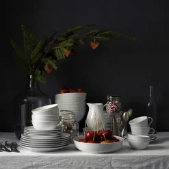 Rörstrand Swedish Grace Snø Dyp Tallerken 19cm Hvit