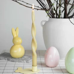Seasons Easter Collection Lysestake Hare 12,5cm Gul