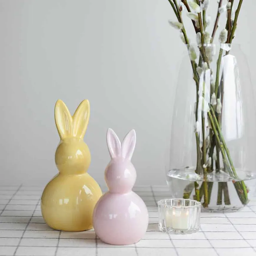 Seasons Easter Collection Hare 18cm Gul
