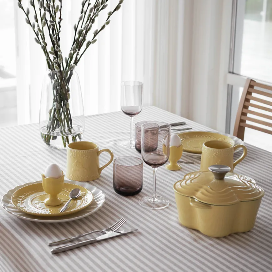 Seasons Easter Collection Støpejernsgryte Blomst 1.9L 30cm Gul