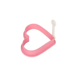 Seasons Love Collection Hjerteform Egg/Pannekake 9cm Rosa
