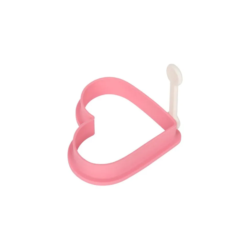 Seasons Love Collection Hjerteform Egg/Pannekake 9cm Rosa
