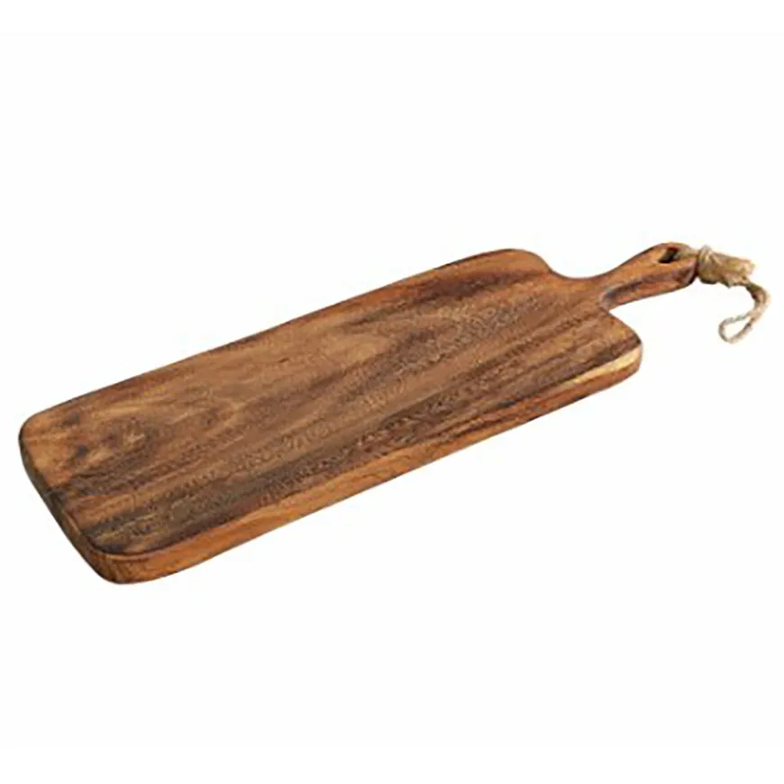 Skjærebrett M. Håndtak Akacia 60 cm